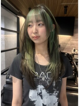 りしゅ 富雄店(RicHE TOMIO) design color × neon green