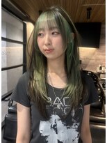 りしゅ 富雄店(RicHE TOMIO) design color × neon green
