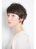 小顔ショート/レイヤーカット/ショート/大人かわいい/ふわミディ