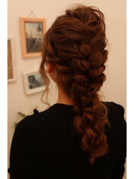 インデックスヘアー 錦糸町店(in'dex hair) 編みおろしスタイル[錦糸町/錦糸町駅/錦糸町駅北口/髪質改善］