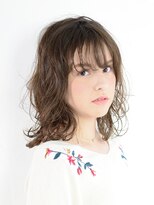アース 熊本光の森店(HAIR&MAKE EARTH)&nbsp;うざバング×耳かけスタイル