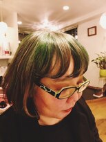 アメジスト(Amethyst)&nbsp;ブラウン＆グリーン３Dカラー