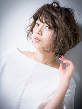 カバーヘア ブリス 上尾西口店(COVER HAIR bliss) *bliss上尾*ふわくしゅ無造作感★くせ毛風ラフボブx