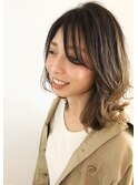切りっぱなしグラデーションカラー