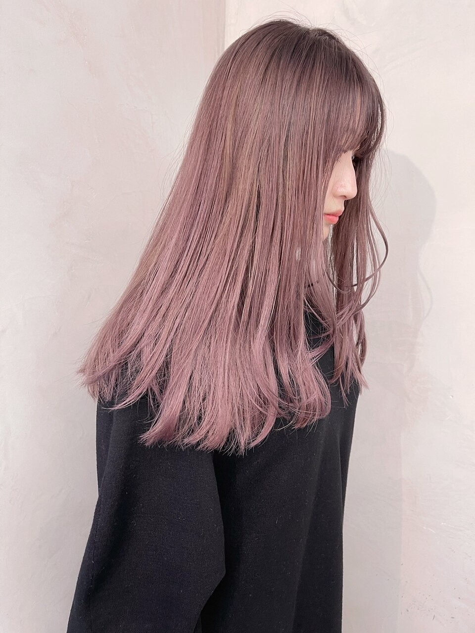 ピンクベージュ_メルティカラーネビージュチェリーブラウン