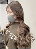 【SEEK 松尾菫菜】ベージュ×インナーカラー