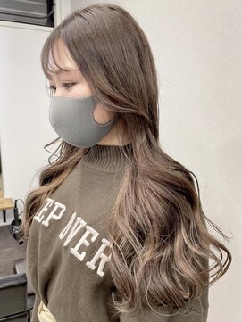 シーク 天神(SEEK) 【SEEK 松尾菫菜】ベージュ×インナーカラー