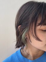 エアー 青山(AIR) 【チョコレートブラウン×ちびインナー】stylist諸見里