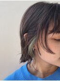 【チョコレートブラウン×ちびインナー】stylist諸見里