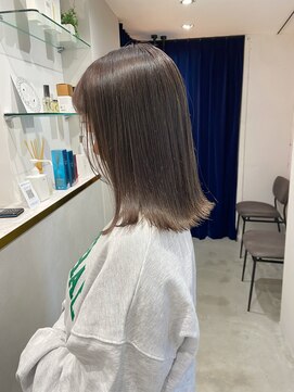 レトン 銀座(leton) ボブ/オリーブグレージュ/マッシュショート[東銀座/銀座]