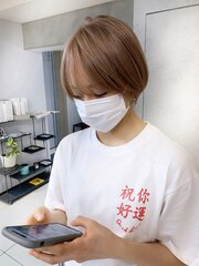小顔ヘア/丸みショート/モテ髪カタログ/ショートヘア