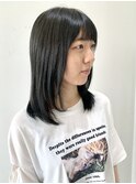 【FOLK】透明感ブルージュ☆似合わせ内巻きミディアムレイヤー♪