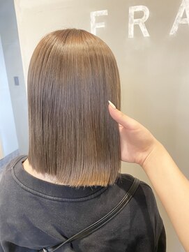 フレーム なんば店(FRAME) ★透明感カラー×ケアブリーチ×アディクシー★