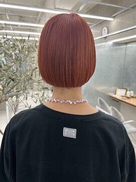 バサ 池袋東口店(BASSA) 【Negishi】オレンジミニボブ