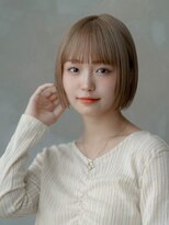 ハバナ 渋谷(HAVANA) 似合わせ大人グレージュカラー斜めバング大人可愛いショート