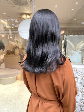 マイル 渋谷(mile) ダークグレージュ/ブルーブラック/髪質改善