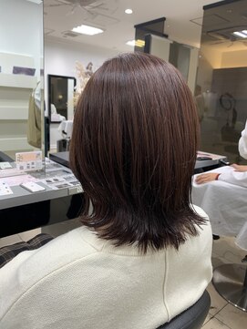 アッシュ 稲田堤店(Ash) くびれミディ×ピンクブラウン