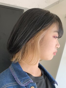 ビビッド(vivid) カットインナーカラー