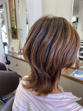 コアフィールフィス(COIFFURE fils) 新規お得クーポンあり【見附 今町】外ハネウルフスタイル