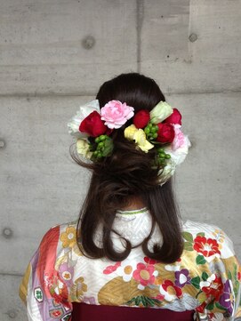 リーフ(Leaf) 袴ハーフアップ