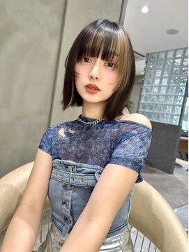 ロンド ジュルード 名古屋(Lond jeloud) 韓国風 レイヤーカット ケアブリーチ 学割4924