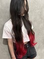 セブンスヘブン(SEVENTH HEAVEN)&nbsp;裾カラー☆ビビッドレッド