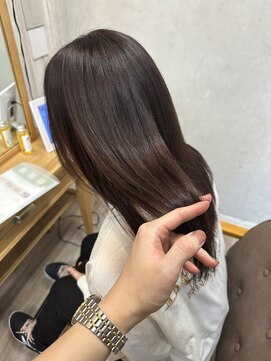 テーラヘアー つくば研究学園店(TELA HAIR) 艶出しブラウンカラー