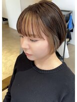 キッカ(kicca) 【インナーカラー＆シースルーバング】