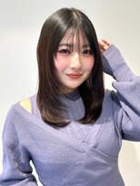 ユーフォリア 銀座本店(Euphoria) 山村/レイヤーセミロング/縮毛矯正/髪質改善/銀座トリートメント