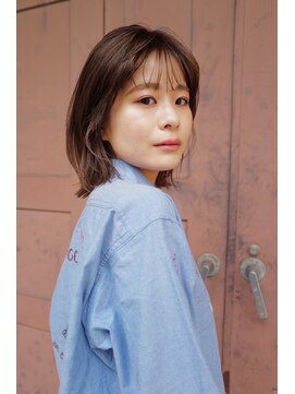 エヌイー(ne' by MAULOA) 【ne' by MAULOA】"大人ボブ×ラベンダーベージュ"