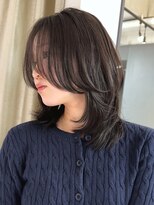 ジアン テラス(GIEN TERRASSE)&nbsp;ミディアムレイヤー韓国レイヤー韓国ヘア/岸本