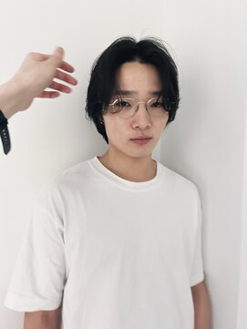 メゾンアクア 表参道(Maison ACQUA) =メンズボブ/スパイキーショート/フェザーパーマ／MEN’S HAIR