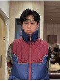 ラフカールパーマ／メンズスタイル