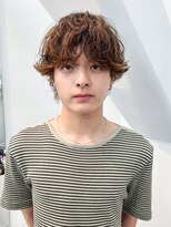 アルバム 渋谷パルコ(ALBUM)&nbsp;ゆるスパニュアンスパーマくすみベージュ_ba529412