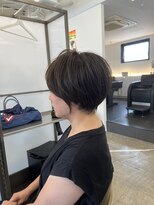 スクエアペア(SQUARE PAIR)&nbsp;ショートボブ　白髪ぼかし　グレージュ　30代40代