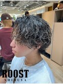 MEN’S HAIR/サーフカール/刈り上げセンターパート/髪質改善