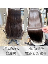 キートス(kiitos)&nbsp;【手で乾かしただけ】美髪縮毛矯正×髪質改善