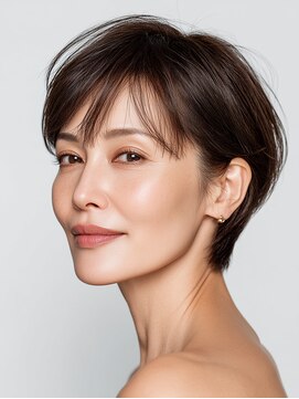 40代ショートヘア