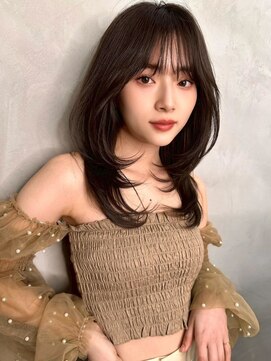 グローアイヴィ 大宮(GLROW IVY) 大人ガーリー/ミニボブレイヤー/ミディアムレイヤーカット/大宮