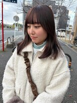 クプラ(Qpula)&nbsp;暗髪透明感カラー　レイヤーカット　髪質改善