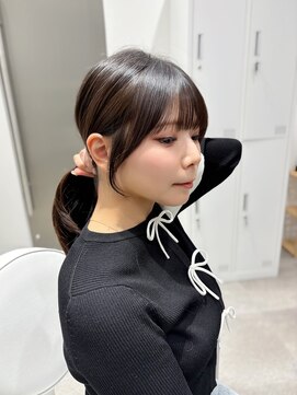 ラクシア(LucxiA) レイヤーカット/顔周りカット/韓国ヘア/前髪カット　@ken__gucci