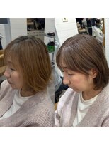 バズ(BUZZ)&nbsp;【顔まわり】サイドバングで若見えスタイル