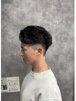 スピン 本八幡(SPIN)&nbsp;MEN’S HAIR/サーフカール/刈り上げセンターパート/本八幡