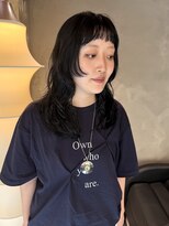 マイル 渋谷(mile)&nbsp;【SATSUKI】ベイビーバングレイヤー / ニュアンスパーマ