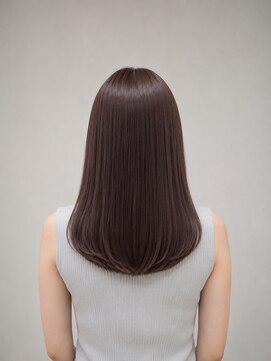 ウノ 南林間(UNO) 髪質改善カラー透明感艶髪ストレート