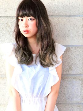 ヘアサロン ガリカ 表参道(hair salon Gallica) ☆ プラチナグラデーション × 毛束感 外国人風 クセ毛long ☆