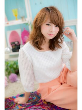 ミック ヘアアンドビューティー 大山店(miq Hair&Beauty) ふわ軽♪ミディアムレイヤー