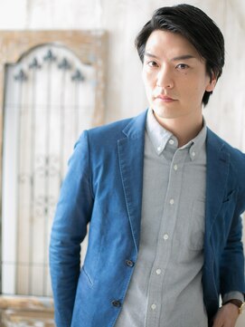 モッズヘア メン 南越谷南口店(mod's hair men) アレンジ自在♪ビジカジ七三スタイルA