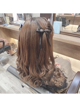 ヘアセット アリエス 新宿駅前店(aries) シンプルハーフツイン