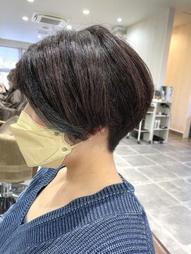 アプシー 三木店(Apsee) ハンサムショート×ラベンダー×ブルー